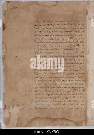 Illustration aus einem Kalila wa Dimna-Manuskript aus dem 16. Jahrhundert, in dem Kalila und Dimna über Dimnas Plan diskutieren, das Vertrauen des Löwen zu gewinnen. Hergestellt in Tinte und undurchsichtigem Aquarell auf Papier in Gujarat, Indien, wahrscheinlich basierend auf einem ägyptischen Original. Stockfoto