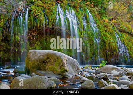 Wasserfall in den Bergen im nördlichen Kalifornien Stockfoto