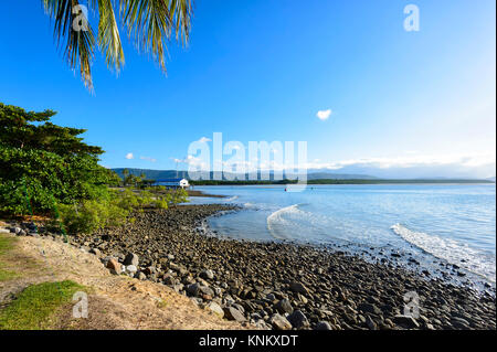 Historische Zucker Wharf Gebäude auf Dickson Einlass, Port Douglas, Far North Queensland, FNQ, QLD, Australien Stockfoto