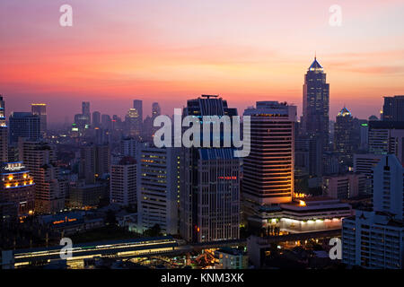 Skyline von Bangkok, Thailand Stockfoto