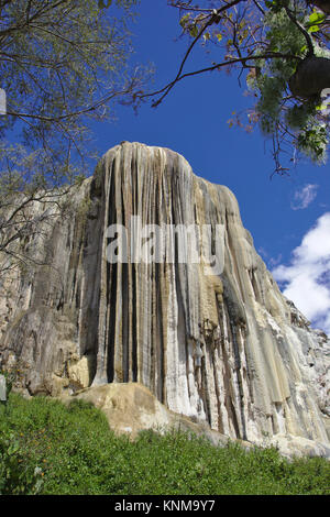 Hierve el Agua, Cascadas petrificadas, Oaxaca, Mexiko Stockfoto