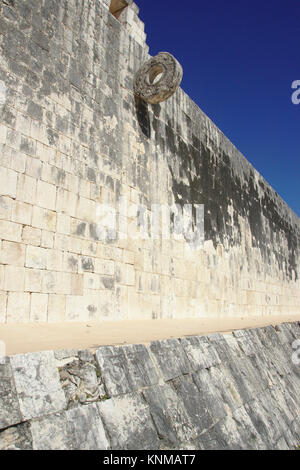 Chichén Itzá, Super Ball Court, Mexiko Stockfoto