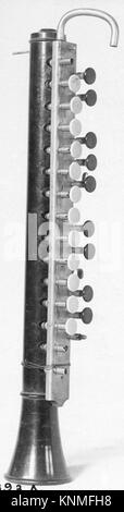 Harmonicor erfunden von Louis Jules Jaulin, aktiv in Paris 1861–CA. 1895, nach 1859. Aus Holz, Metall, Elfenbein und Horn. Stockfoto