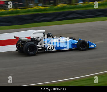 Rob Hall, Matra-Simca MS120C, Goodwood 73 MM März 2015, 73rd, 73 Mitglieder treffen, Chris McEvoy, CJM Fotografie, klassische Autos, England, Goodwood, Stockfoto