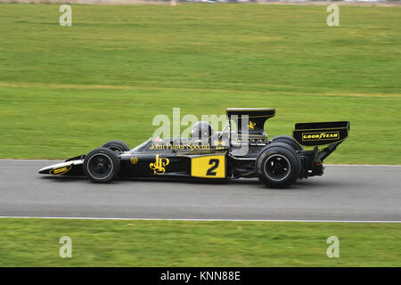 Johannes Inglessis, Lotus-Cosworth 72, das Feld F1 Autos, Goodwood 73 MM März 2015, 73rd, 73 Mitglieder treffen, Aktion, Chris McEvoy, CJM Foto Stockfoto