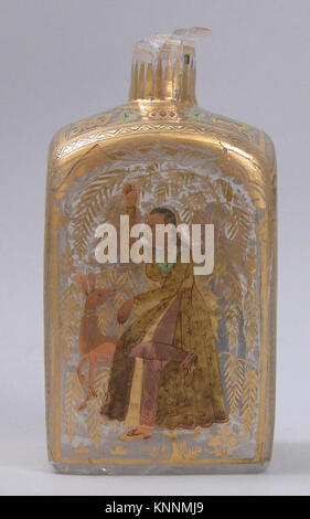 Fall Flasche mit einem verliebten Paar und eine Dame mit Hirsch MET SF 21-26-11 d 447365 Stockfoto