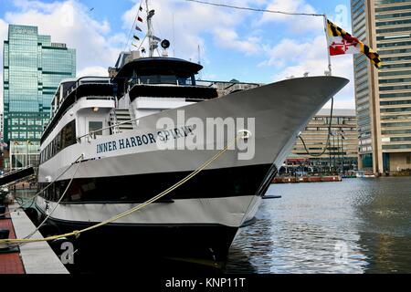 Innere Hafen Geist Schiff, Baltimore, MD, USA Stockfoto