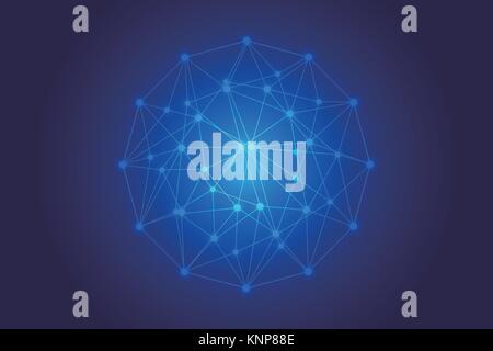 Vektor Drahtmodell Anschluss Erde Kugel. Globe connection Konzept. Globus Struktur verbinden, Illustration von Globe Netzwerk Stock Vektor