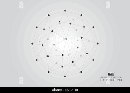 Vektor Drahtmodell Anschluss Erde Kugel. Globe connection Konzept. Globus Struktur verbinden, Illustration von Globe Netzwerk Stock Vektor