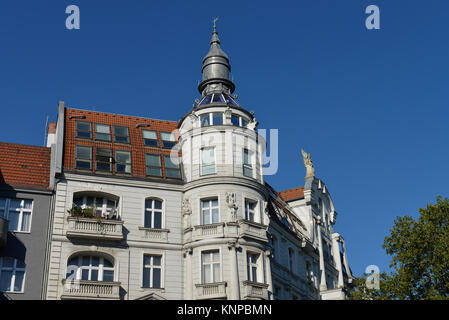 Alte Gebäude, Federal Ort, Dorf Wilmers, Berlin, Deutschland, Altbau, Bundesplatz, Wilmersdorf, Deutschland Stockfoto