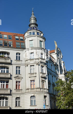 Alte Gebäude, Federal Ort, Dorf Wilmers, Berlin, Deutschland, Altbau, Bundesplatz, Wilmersdorf, Deutschland Stockfoto