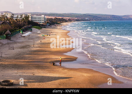 Mui Ne weisse Sandstrand, Vietnam. Asien Stockfoto