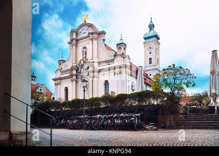 Heiliggeistkirche (Kirche des Heiligen Geistes) in München, Deutschland Stockfoto