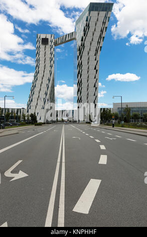 Blick auf das AC Hotel Bella Sky Kopenhagen Stockfoto