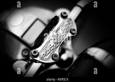 Harley Davidson Lenker Stockfoto