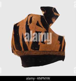 Fragment einer Terrakotta bell-Krater (Schüssel für das Mischen von Wein und Wasser) MET DP 115802 248680 Stockfoto