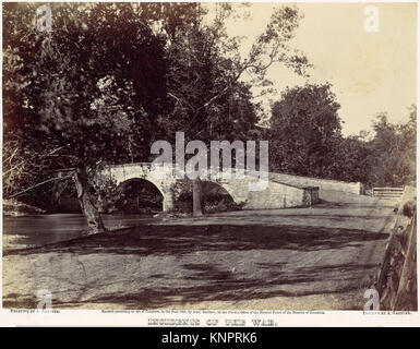 Burnside Bridge, über die Antietam, in der Nähe von Sharpsburg, Nr. 1, September 1862 MET DP 116714 259600 Stockfoto