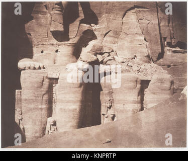 Abo-Sembil, Grand Spéos, Statuen Colossales vues de Gesicht (Parte Inférieure) MET DP 144519 283145 Stockfoto