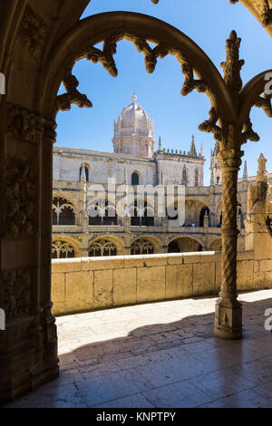 Mosterio dos Jeronimos Architektur Ziel Sightseeing Europäischen historischen Sehenswürdigkeiten Lissabon Portugal Stockfoto