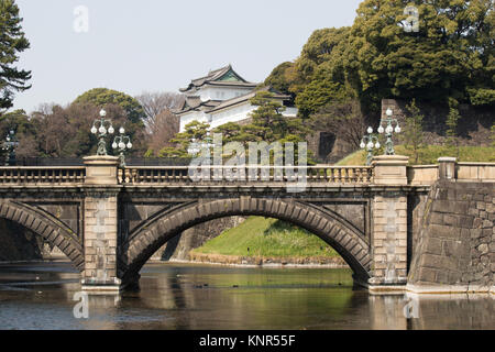 Die seimon Stonebridge, der Eingang zum Kaiserpalast, Tokyo, Japan Stockfoto