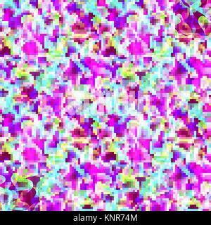 Abstract multicolor Flüssigkeit Vektor nahtlose Muster. Bunte Flüssigkeit überlappenden Formen auf schwarzem Hintergrund. Leuchtenden Neonröhren Abbildung. Stock Vektor