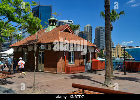 Sydney Cove Oyster Bar an der Ostseite der Circular Quay, Sydney, New South Wales, Australien Stockfoto