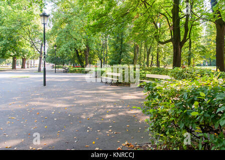 Sächsische Garten, die älteste öffentliche Park in Warschau, Polen Stockfoto