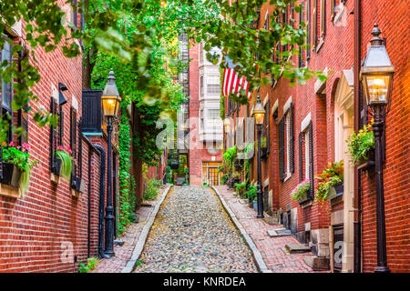 Eichel Street in Boston, Massachusetts, USA. Stockfoto