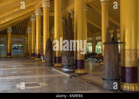 Kanbawzathadi Palast, Bago, Myanmar, Asien Stockfoto