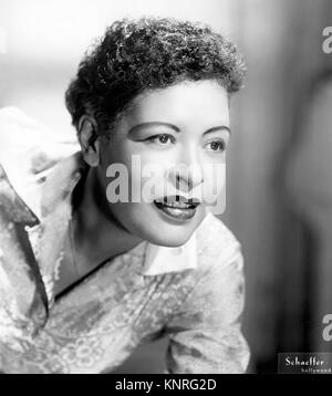 BILLIE HOLIDAY (1915-1959) US-Jazzsängerin über 1946 Stockfoto