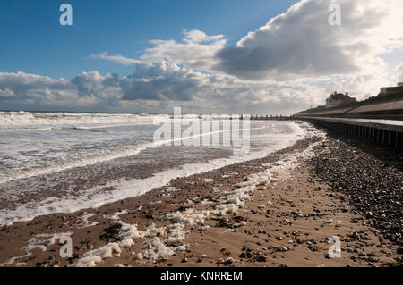 Bacton Strand North Norfolk Stockfoto