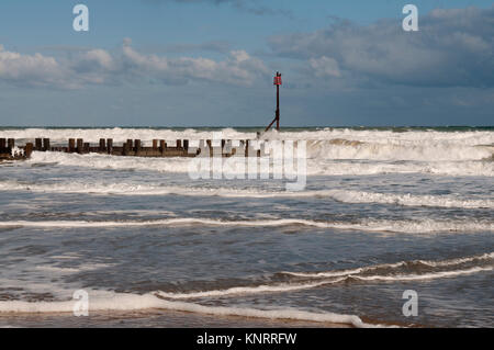 Bacton Strand North Norfolk Stockfoto