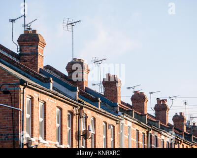 Reihenhäuser, Caversham, Reading, Berkshire, England Stockfoto