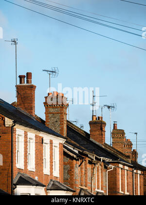 Reihenhäuser, Caversham, Reading, Bekshire, England, GB, GB. Stockfoto