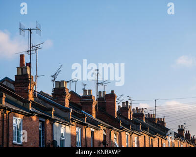 Reihenhäuser, Caversham, Reading, Berkshire, England Stockfoto