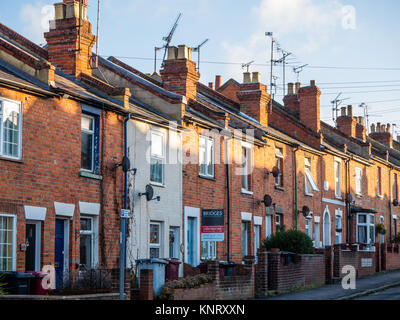 Reihenhäuser, Caversham, Reading, Bekshire, England, GB, GB. Stockfoto