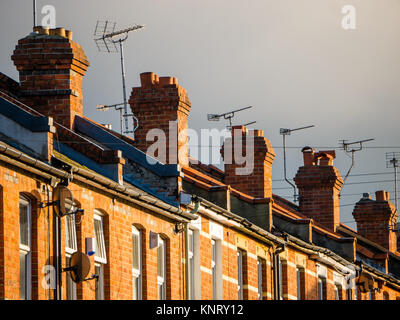 Reihenhäuser, Caversham, Reading, Berkshire, England Stockfoto