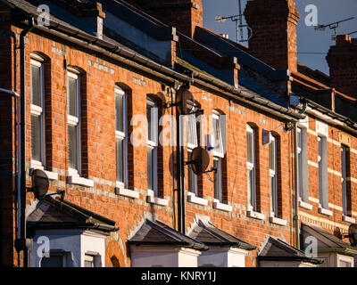 Reihenhäuser, Caversham, Reading, Berkshire, England Stockfoto