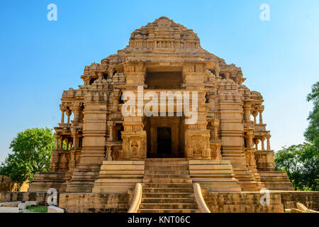 Sasbahu Tempel, Gwalior, Madhya Pradesh, Stockfoto