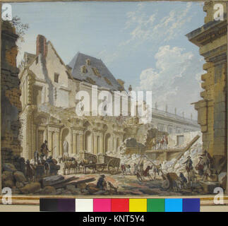 Abriss des alten Vestibül des Palais-Royal, Paris MET 1984.357 336796 Stockfoto