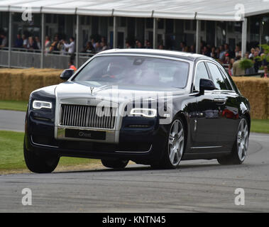 Rolls-Royce Ghost, Serie II, Goodwood Festival der Geschwindigkeit, 2014, 2014, Autosport, Autos, Festival der Geschwindigkeit, Goodwood, Goodwood Fesival von Geschwindigkeit, Goodwood Stockfoto