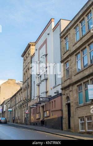 Das Schauspielhaus im Little Deutschland, Bradford, West Yorkshire. Stockfoto