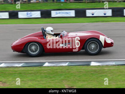 Carlos Vogele, Maserati 300S, Sussex Trophy, Sportwagen, Sports Racing Cars, Goodwood Revival 2013 Stockfoto