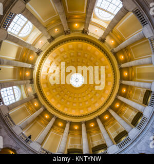 Washington DC Cannon Bürogebäude Oberlicht Rotunde kuppel architektur Innenraum radiale Symmetrie November 2016 Stockfoto