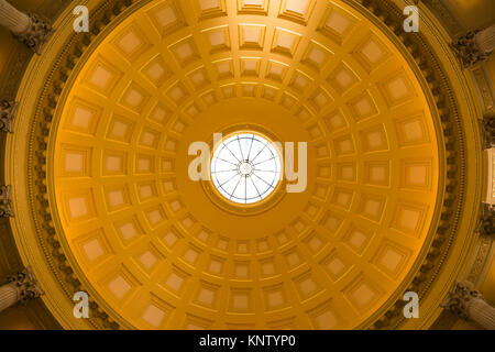 Washington DC Cannon Bürogebäude Oberlicht Rotunde kuppel architektur Innenraum radiale Symmetrie Stockfoto