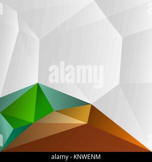 Zusammenfassung Hintergrund von Dreiecken mit Steigung. Vektorgrafik für Design Stock Vektor