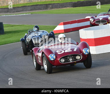 Martin Sucari, Maserati A6GCS, Freddie März Memorial Trophy, Goodwood Revival 2014, Goodwood Revival 2014 Freitag, 2014, Autosport, Freddie März Memo Stockfoto
