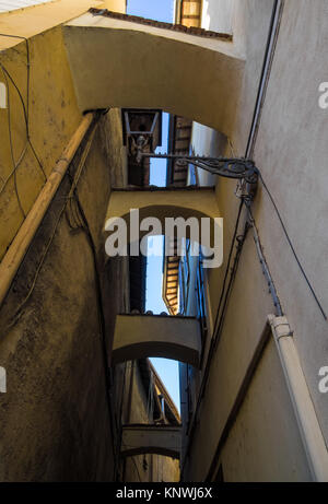 Terni, Italien - Das historische Zentrum von Terni, die zweitgrößte Stadt der Region Umbrien, Italien Stockfoto