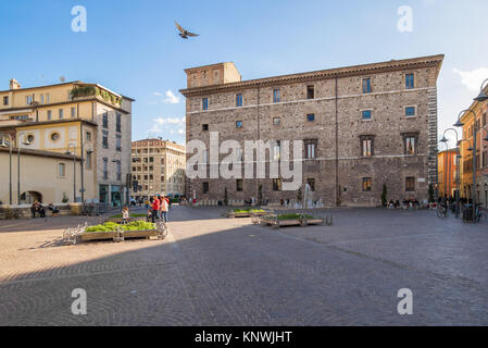 Terni, Italien - Das historische Zentrum von Terni, die zweitgrößte Stadt der Region Umbrien, Italien Stockfoto