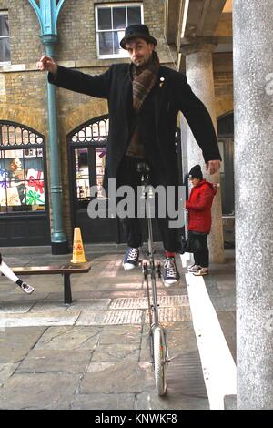 Covent Garden London England Weihnachten 2017 Stockfoto